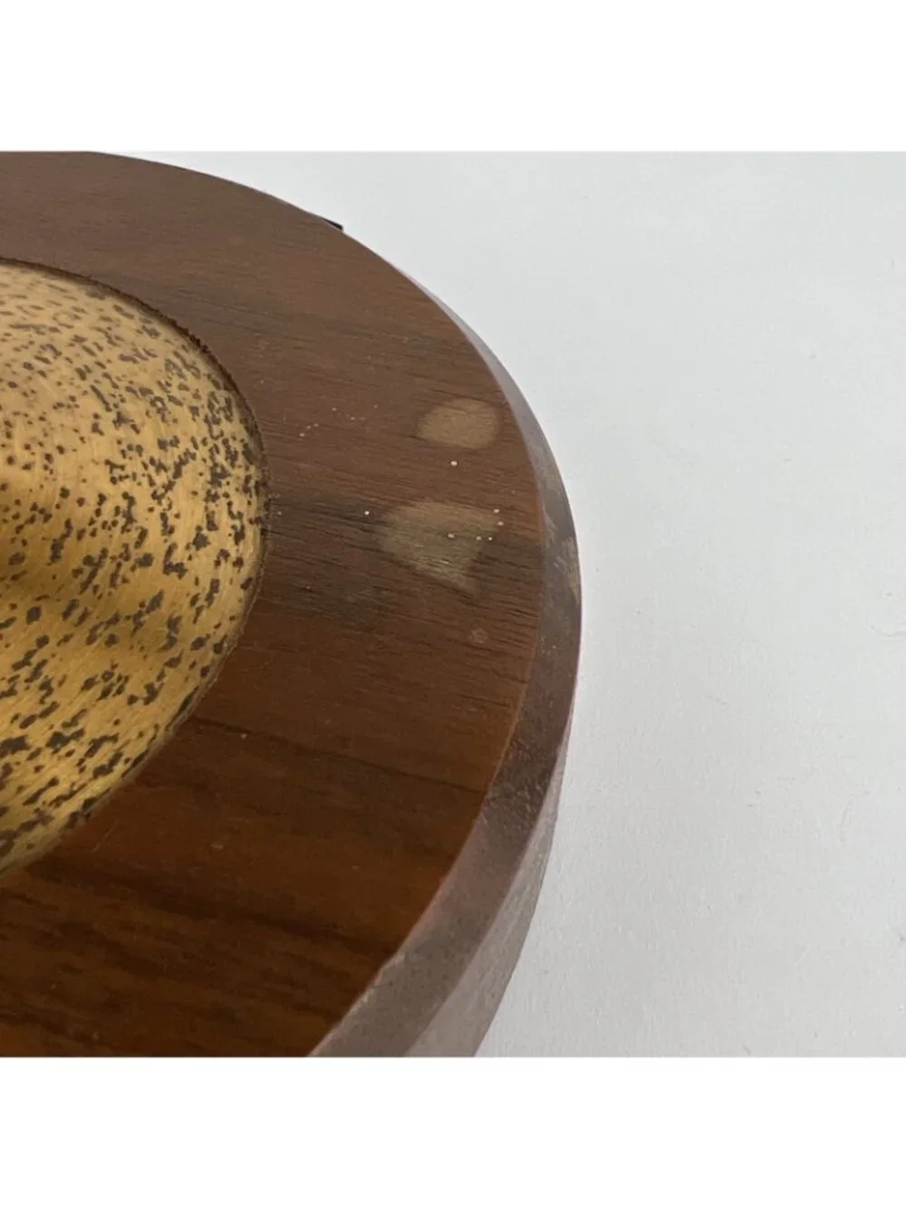 1965 MCM Lord Elgin Wood and Brass Pedestal Clock Weather Works Sales Award